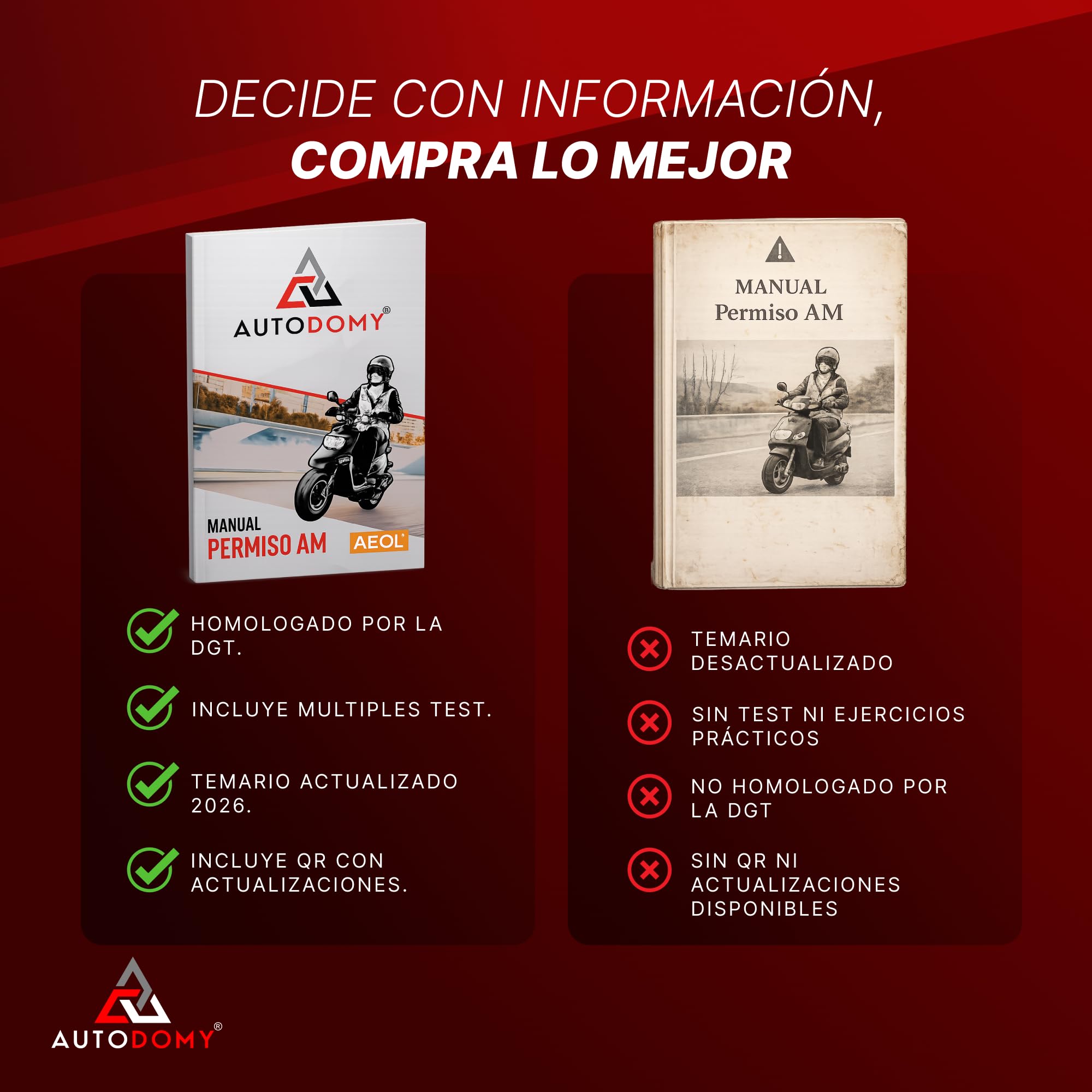 Autodomy AEOL Manual Permiso Am Ciclomotor. Actualizado 2026 — view 4