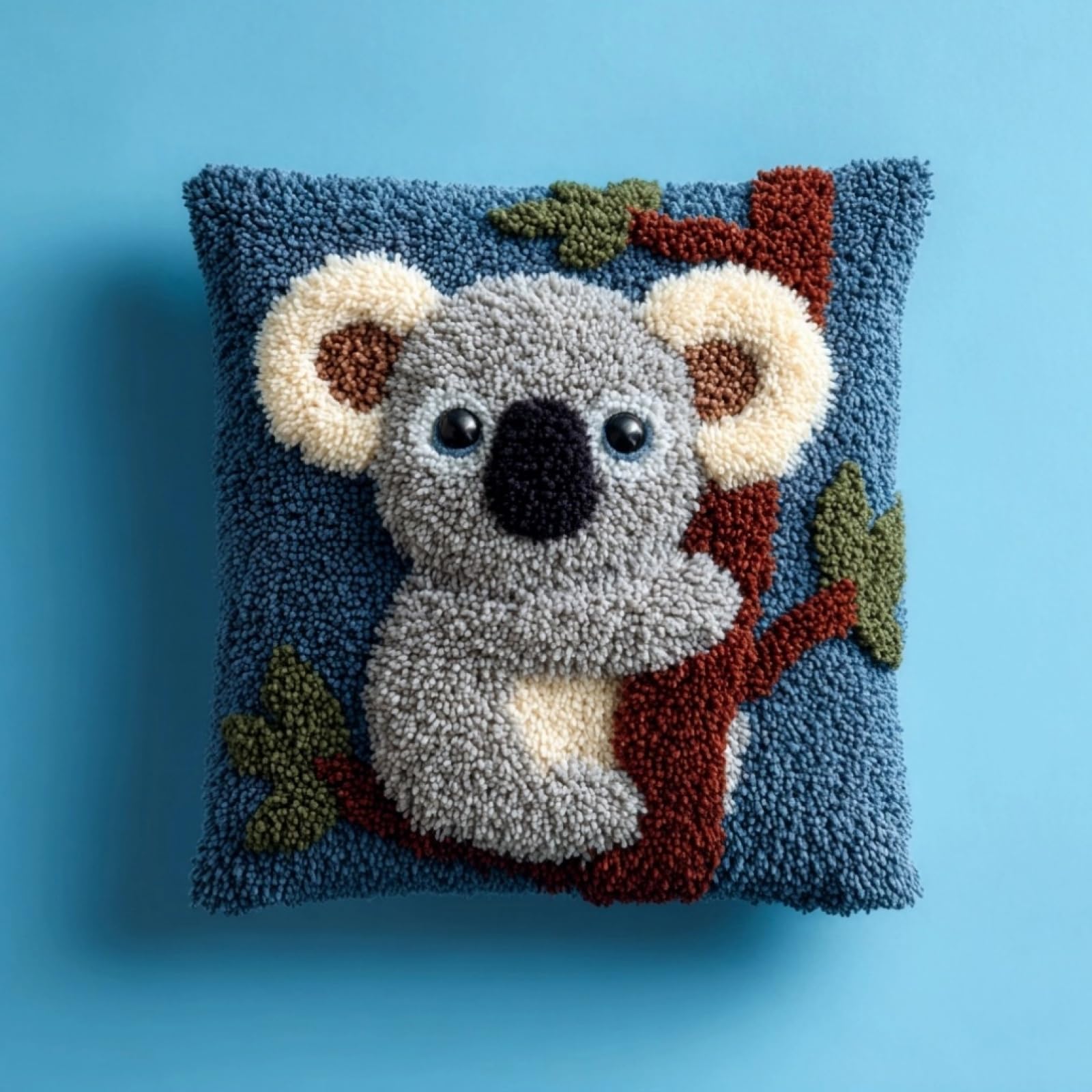 AxiangziK Latch Hook Pillow Kit for Beginners,Animal Koala