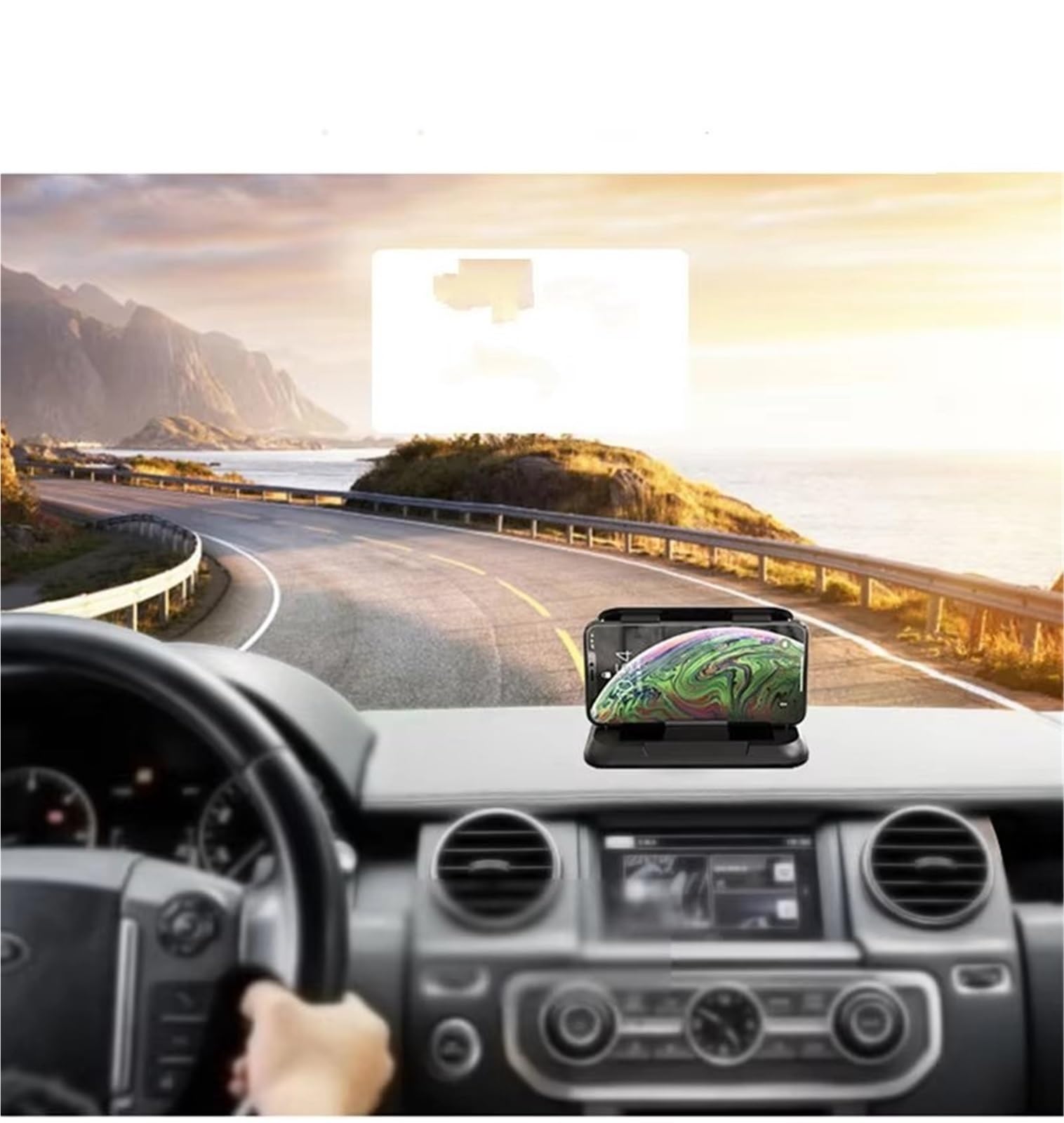 Supporto Per Telefono Auto Supporto Universale Cruscotto Auto Antiscivolo Ventosa Silicone Supporto Regolabile Smartphone Supporto Telefono Auto