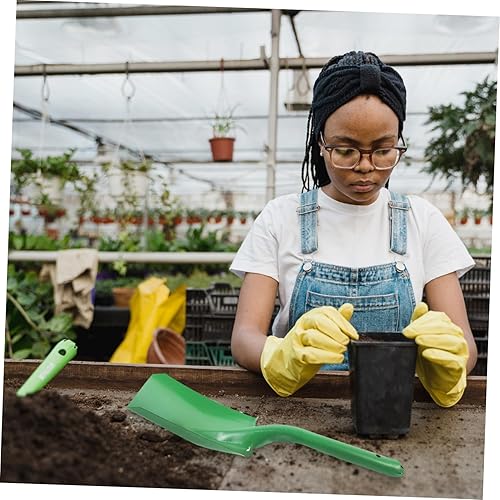 Miniatura 7 de Yardwe Pala de carbón para chimenea, pala de jardinería, pala de flores, herramienta de plantación de flores, pala de arena de playa, herramienta de