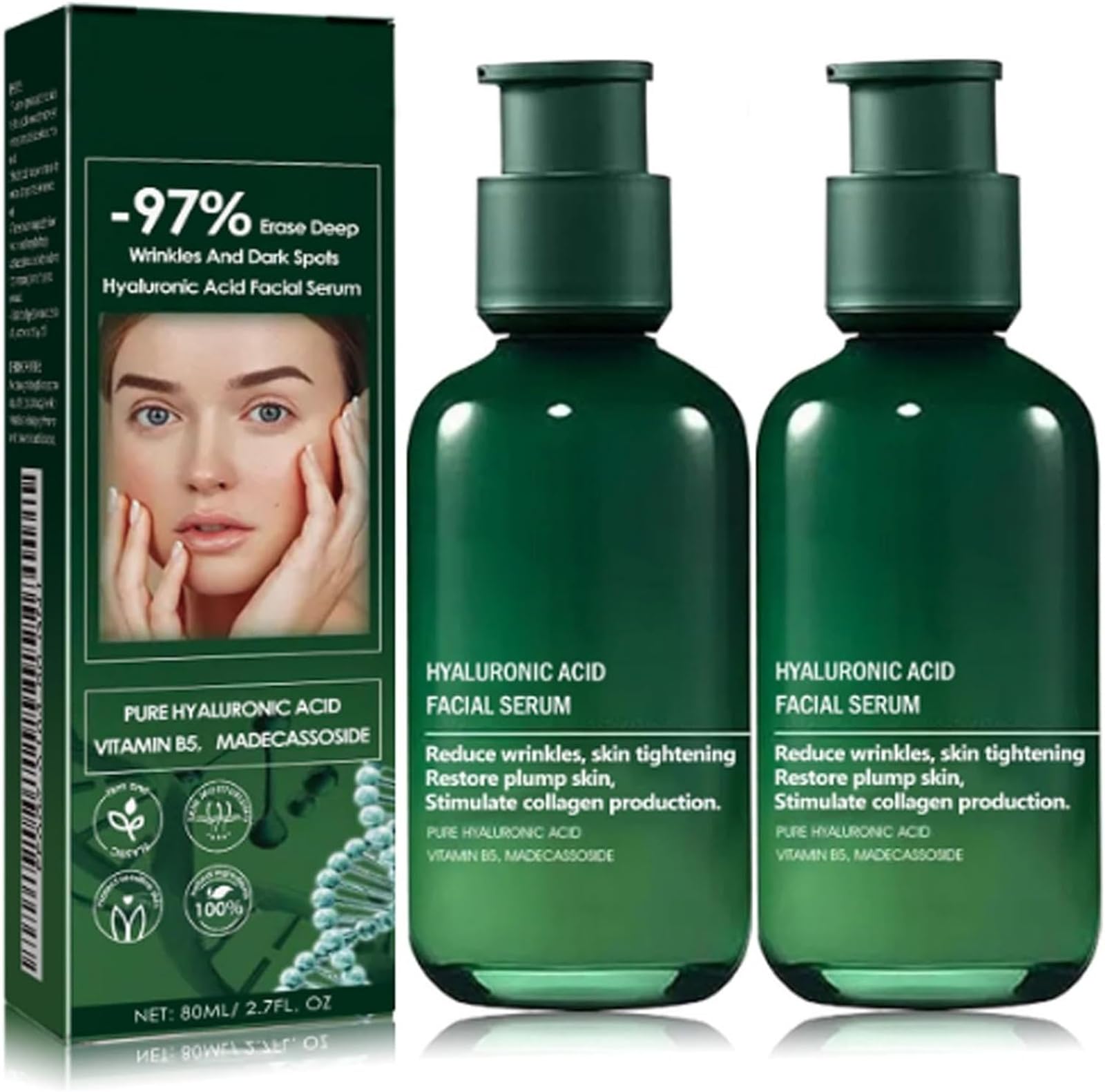 Fubsta Skin Firming Rejuvenating Serum,Fubsta Skin Firming Serum,Lifting and Firming,Refreshing And Non-Sticky,Fubsta Serum for All Skin Types (2 pcs)
