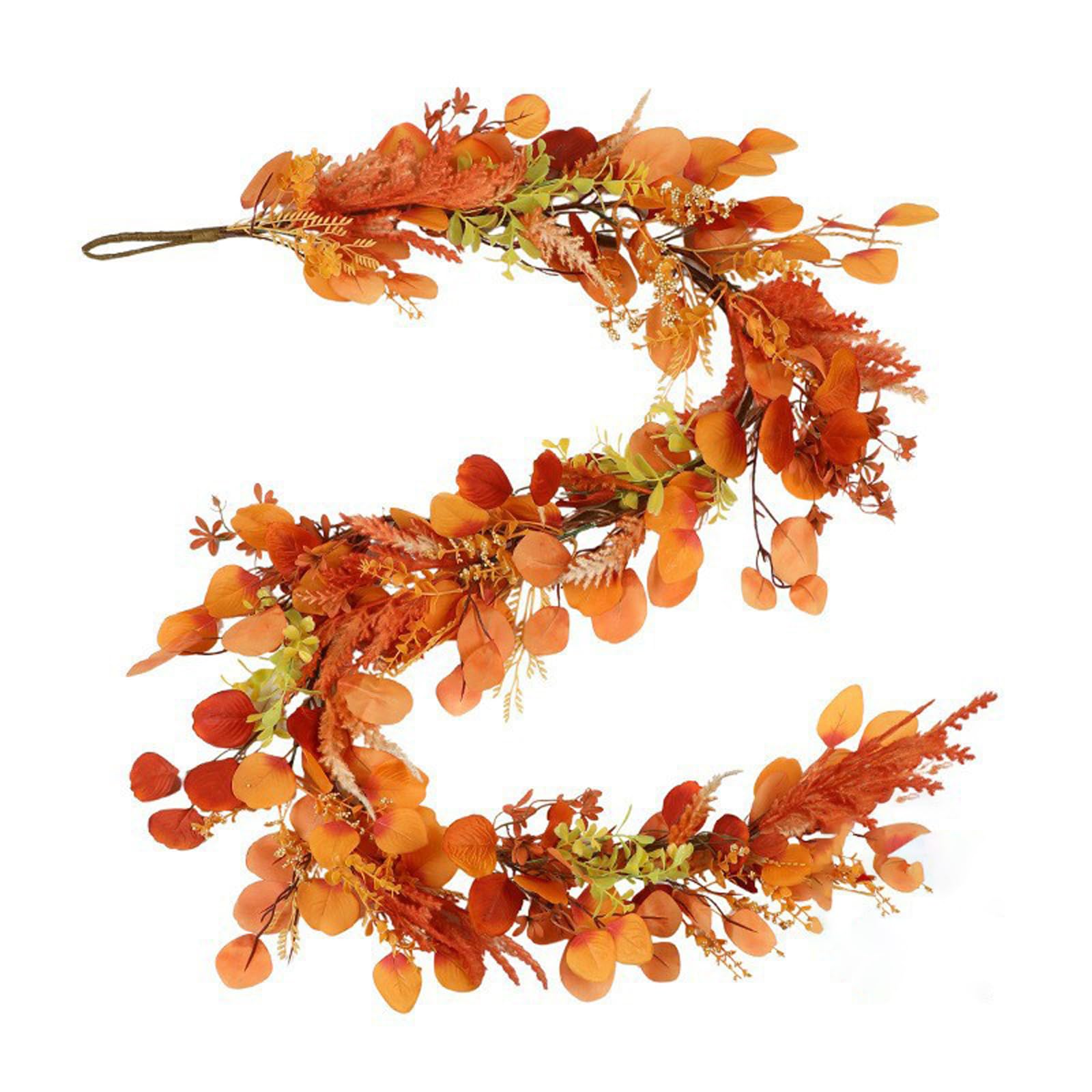 Jazuaiao D Thanksgiving Silk Garlands Oor Window Embellishment For Various Celebration Flower