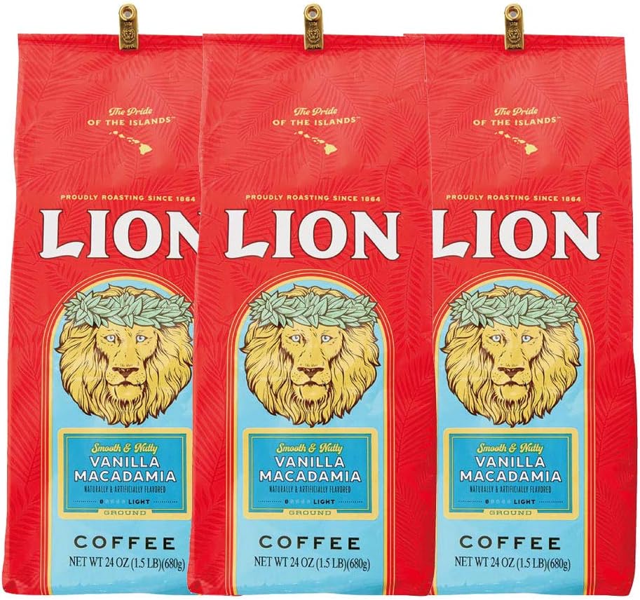 最終!!超ビッグ ライオンコーヒー・バニラマカダミア680×3袋 中抽き 最終!!超ビッグ ライオンコーヒー・バニラマカダミア680×3袋 中抽き