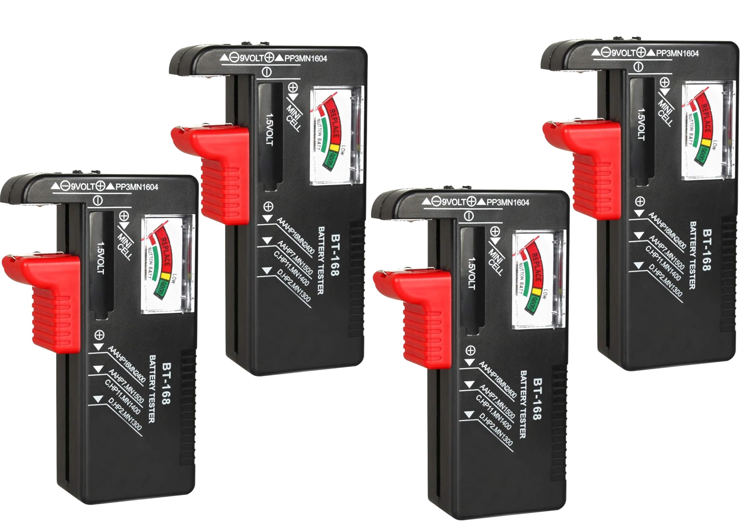 Quick Sense(BT01): Battery Tester Checker Universal Battery Tester Monitor for AA AAA C D 9V 1.5V Button Cell Batteries(4 PCS PACK) (B0967V5N8W) Amazon Price History, Amazon Price Tracker