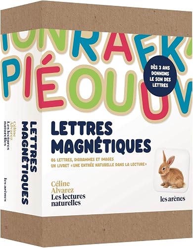 Lettres magnétiques "Céline Alvarez Les Lectures naturel Coffret
