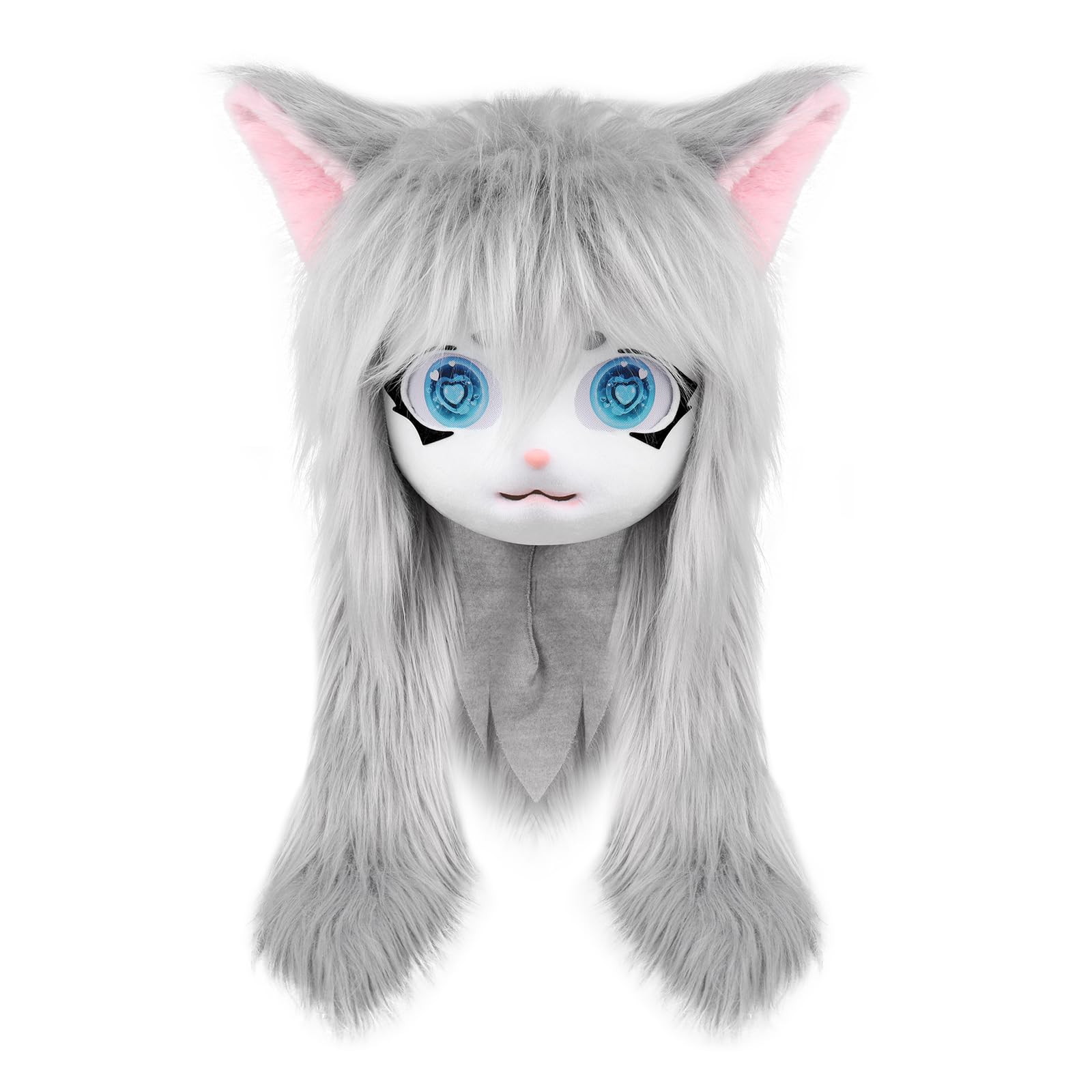 🩶 cutesy cat head 🩶- Gray