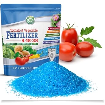 4-18-38 Fertilizer Made in USA 100% Water Soluble Plant Food for Hydroponics and Soil Gardens - Tomatoes, Peppers & Leafy Greens - Super Concentrated - Makes 1000 Gallons!