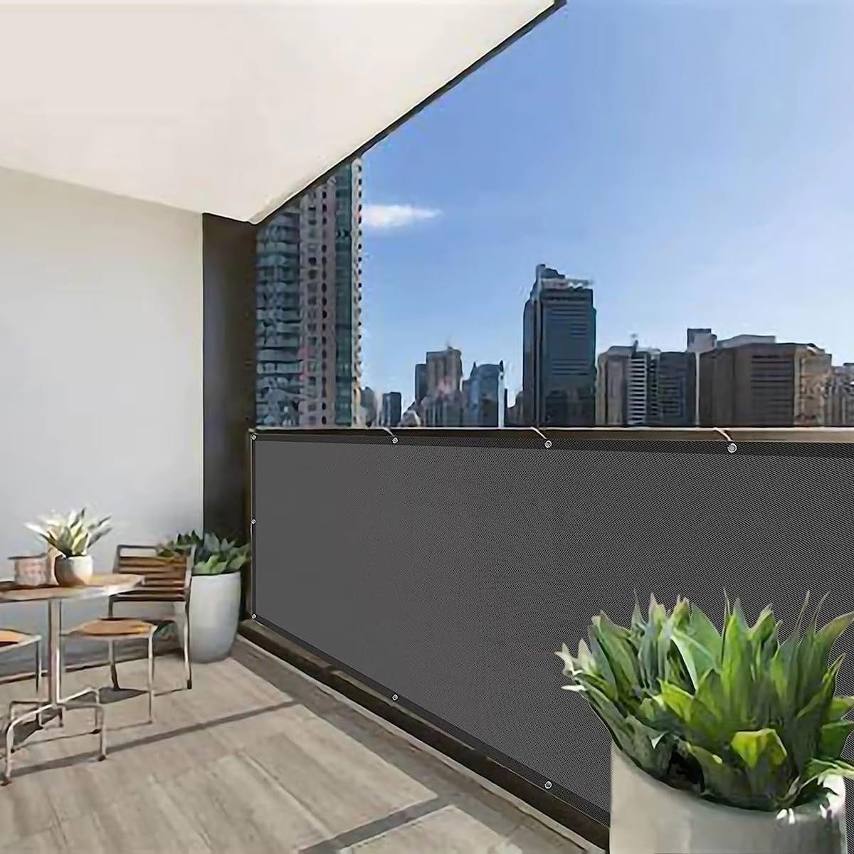 Amazon.com : Vocray 3x10' Balcony Privacy Screen Shield Cover