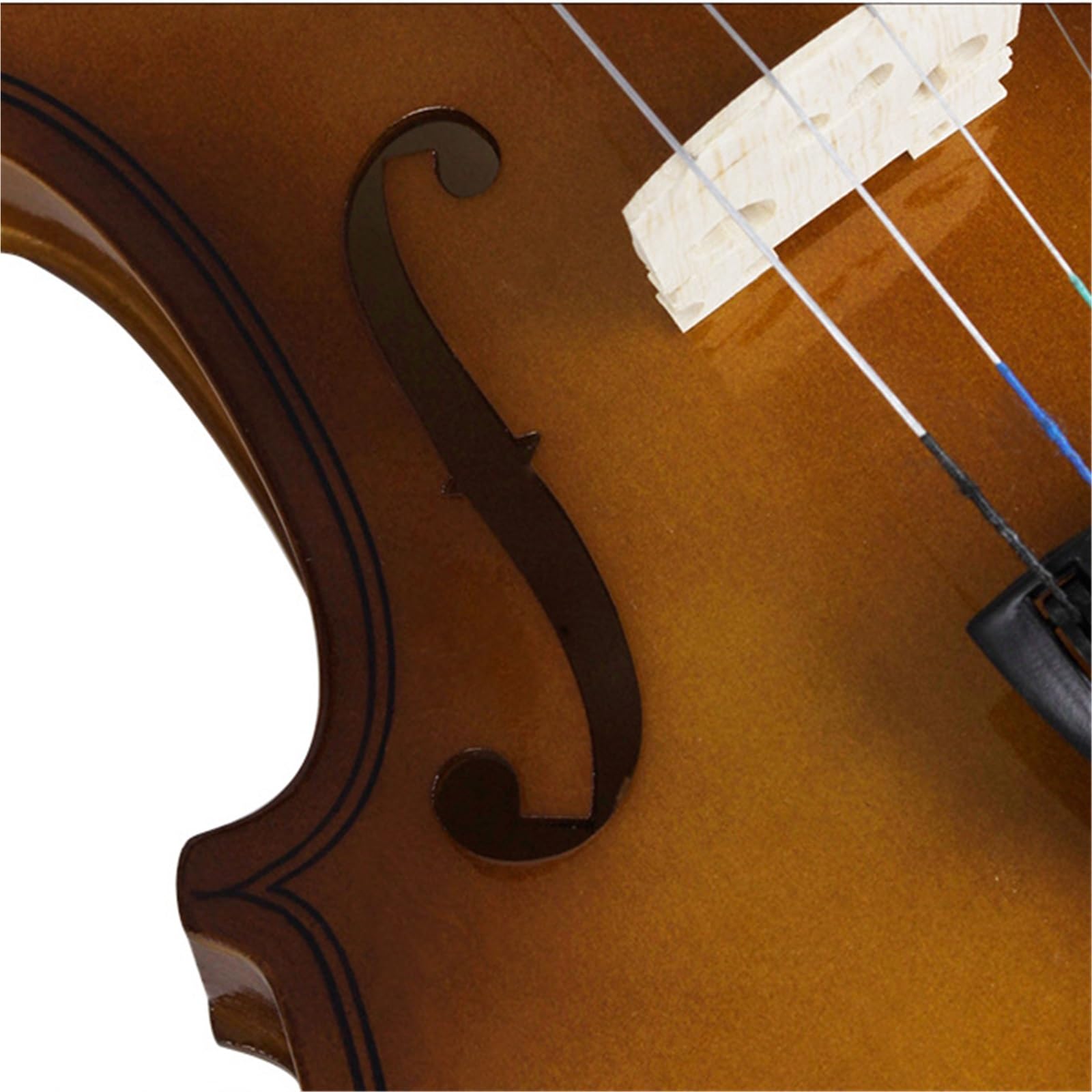 Violino Set Violino Di Colore Brillante Tiglio Violino Popolare Principiante Adulto Che Suona Il Violino(4/4)