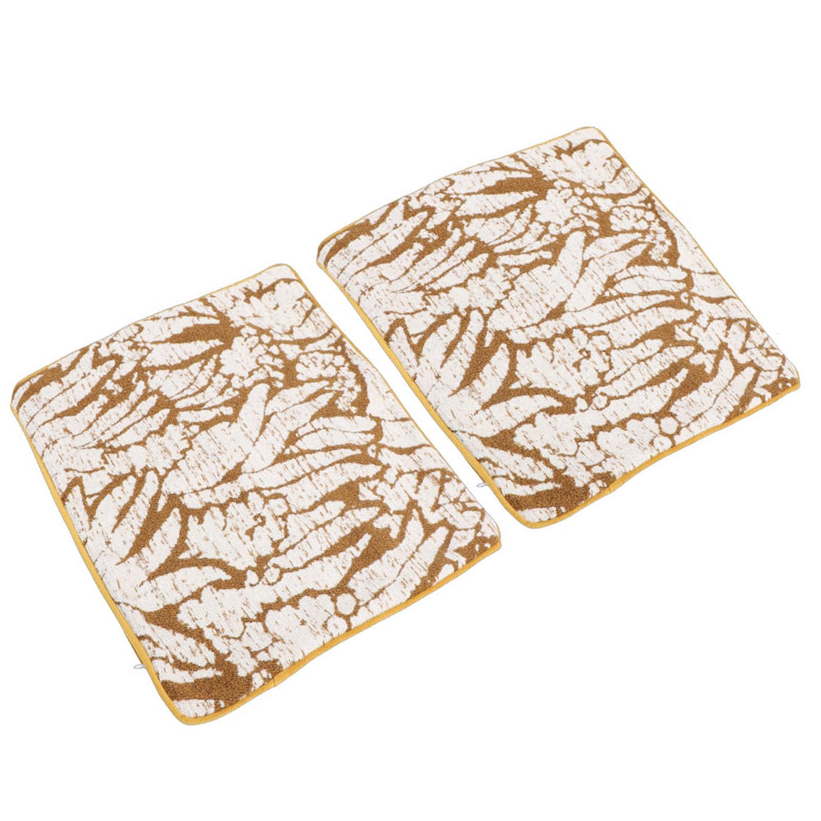 KIMISS Fundas de Almohada Rústicas Bohemias para Sala de Estar, 4 Fundas de Cojín Decorativas para sofá y sofá, de Almohada Estilo Granja Amarillas y Blancas (50,8x50,8 cm/20x20 Pulgadas)