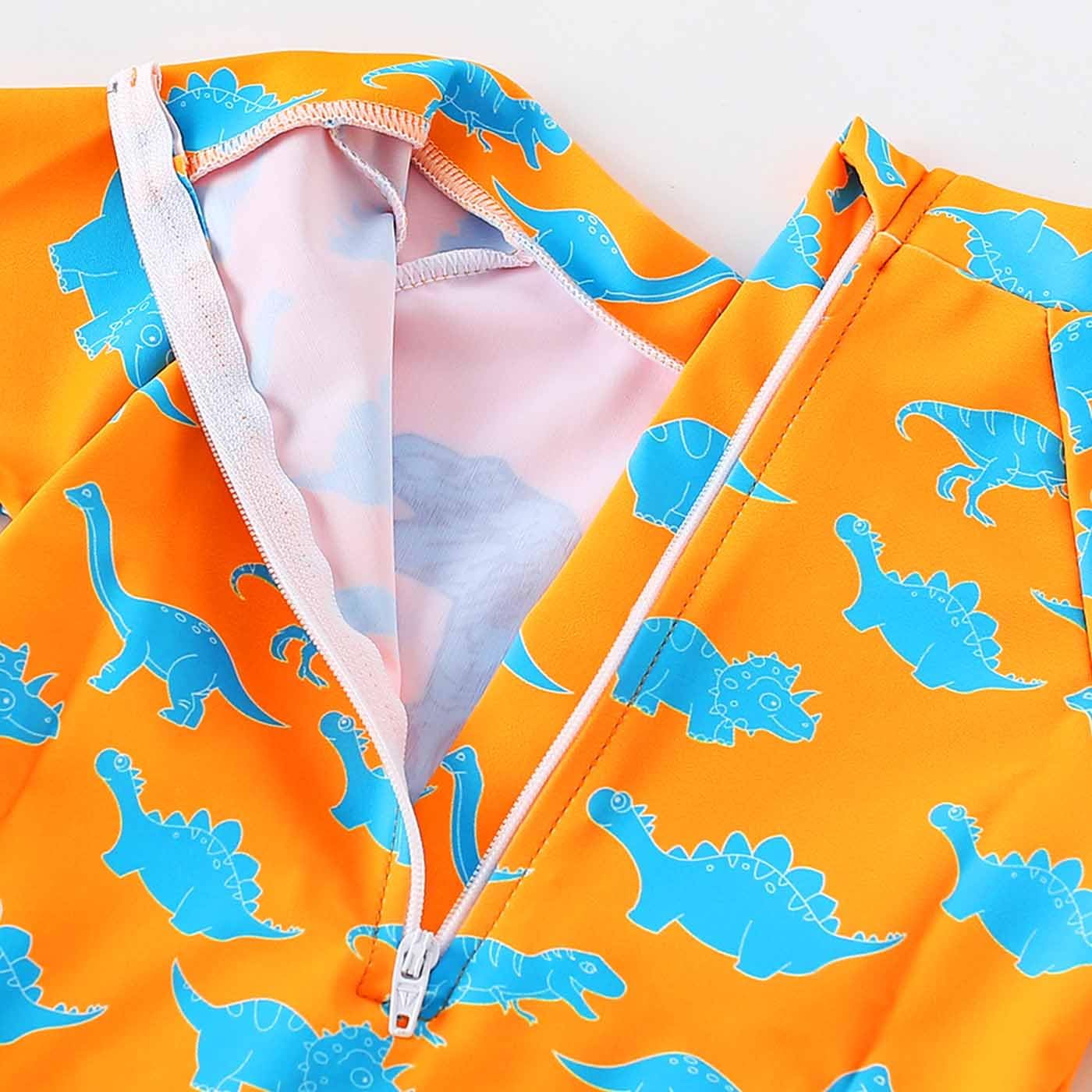 Toddler Baby Boys' Swimwear One Piece UPF 50+ Swimsuit Boy Lovely Cartoon Prints Bathing Suit - Image 5