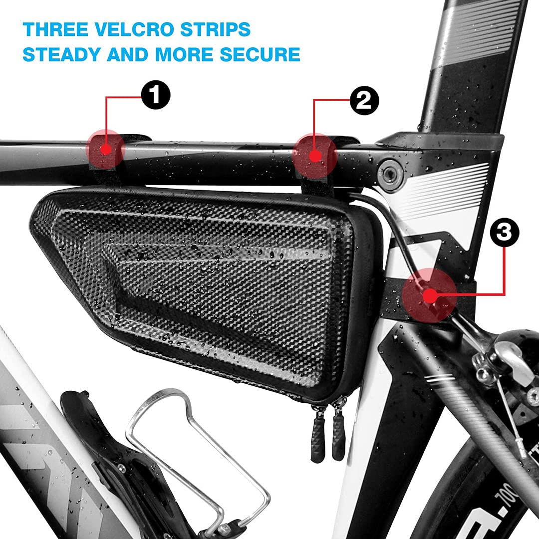 Sac à vélo sac à vélos étanche Bicyclette triangle Pouch Tube avant