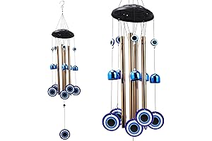 BWINKA Evil Eye Wind Chimes for Protection and Good Luck