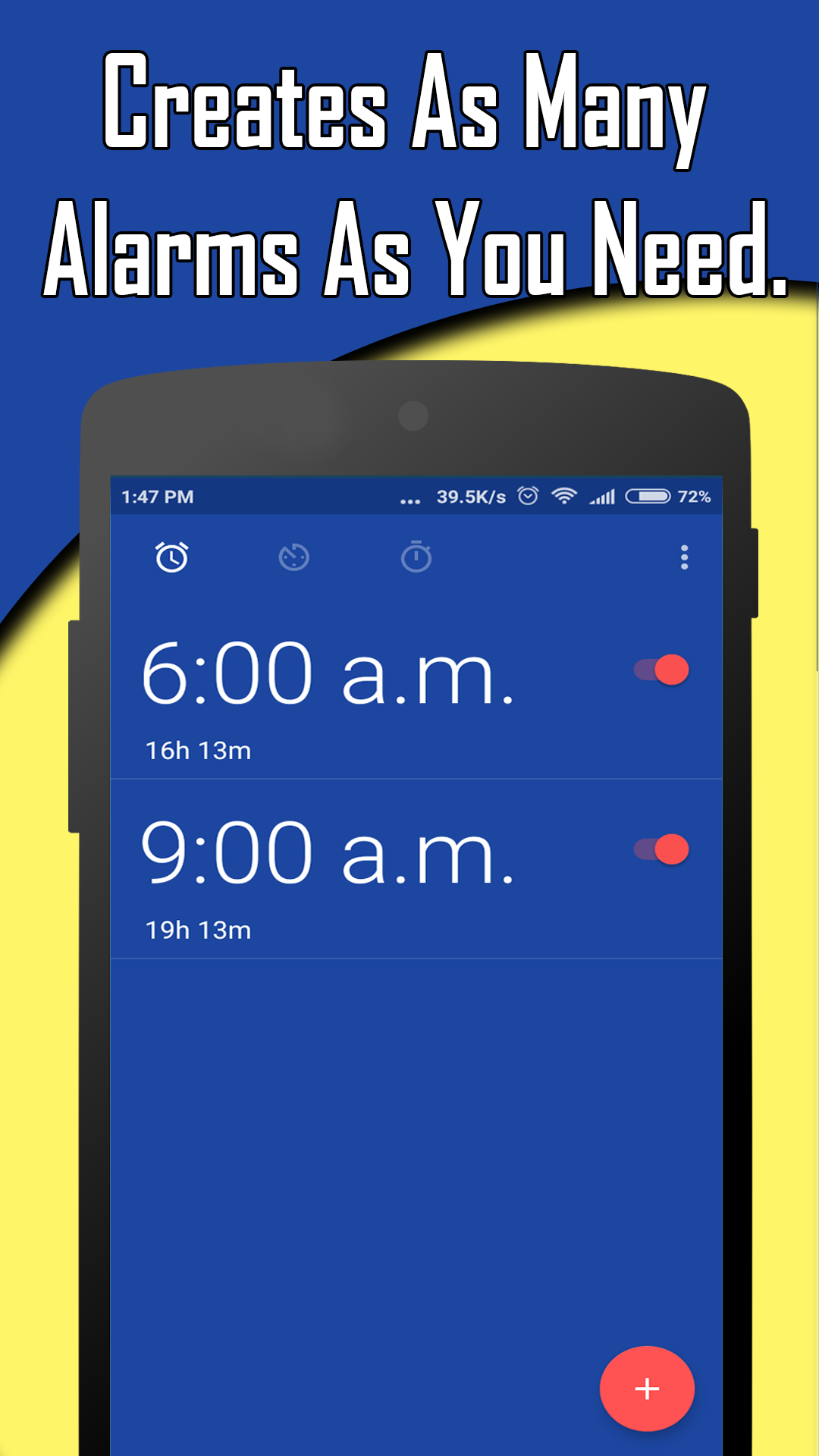 Alarm Clock + Timer + Stopwatch App on Amazon Appstore