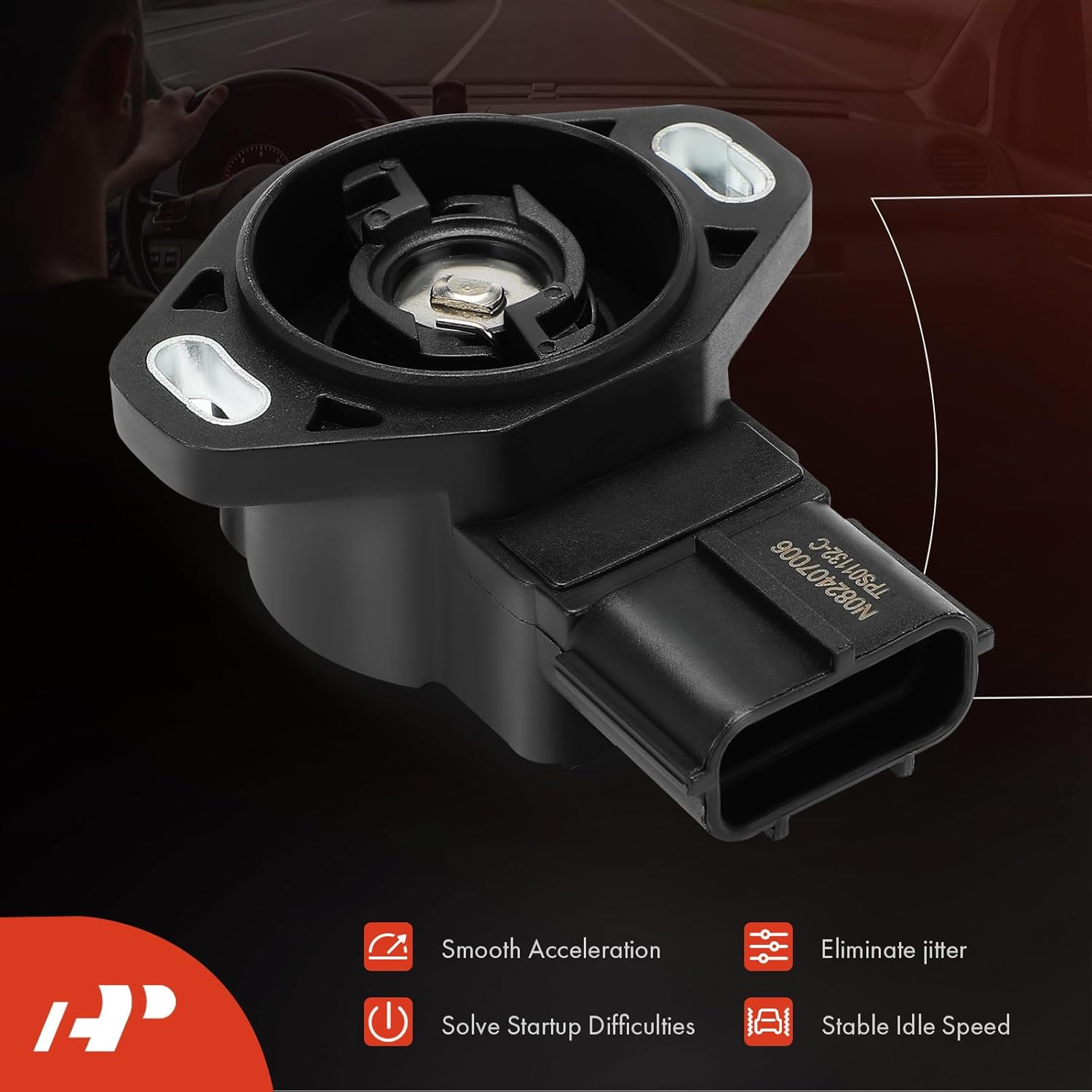 A-Premium TPS Throttle Position Sensor Compatible with Chevrolet Sprint 1989 & Geo Metro 1992-1994 & Pontiac Firefly 1989-1991 1994 & Suzuki Swift 1992-1994, 1.0L 1.3L