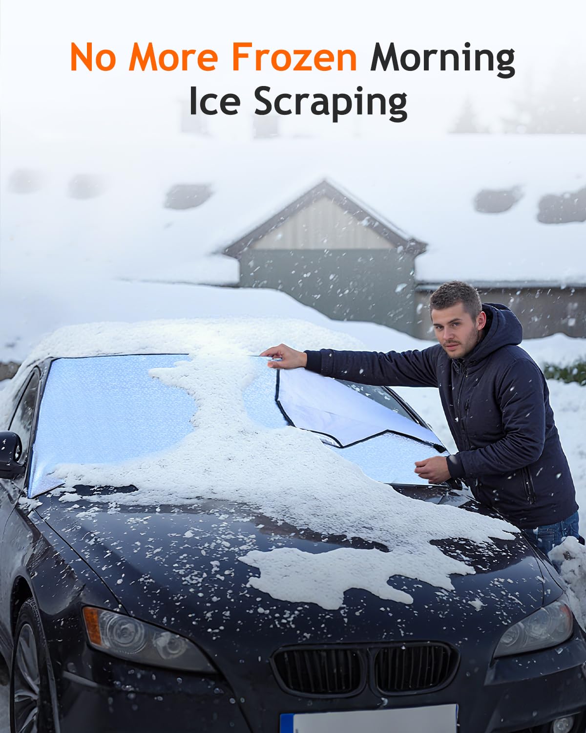 Tecoom Frost Guard Car Windshield Cover For Ice And Snow, Exterior