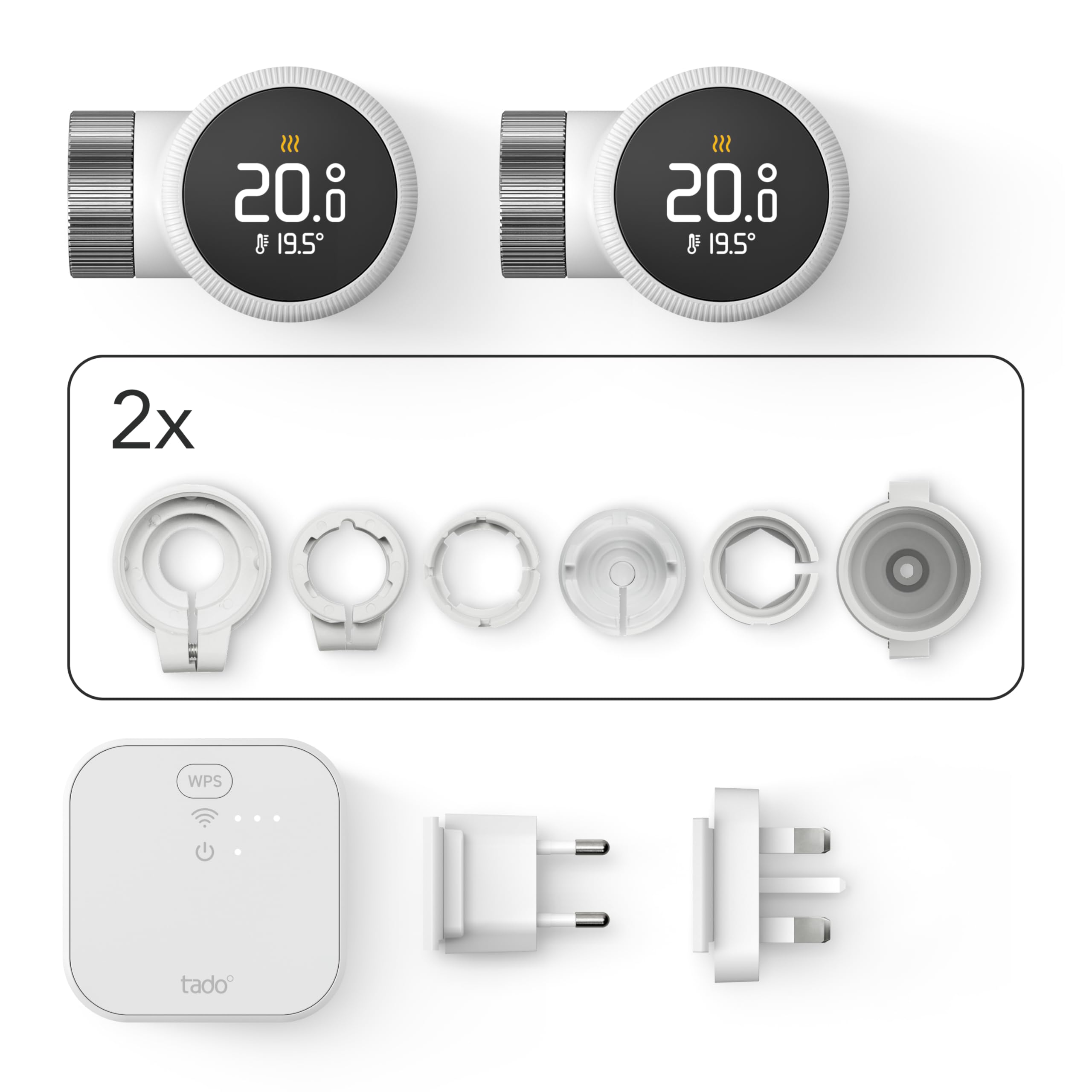tado° Termostat grzejnikowy Smart Radiator Thermostat X – zestaw startowy z Bridge