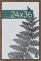 Vista 62 de MCS Studio Gallery Marco para foto rectangular de 12 x 18 pulgadas, imitación de veta de madera de color negro, para póster o impresión artística, 2