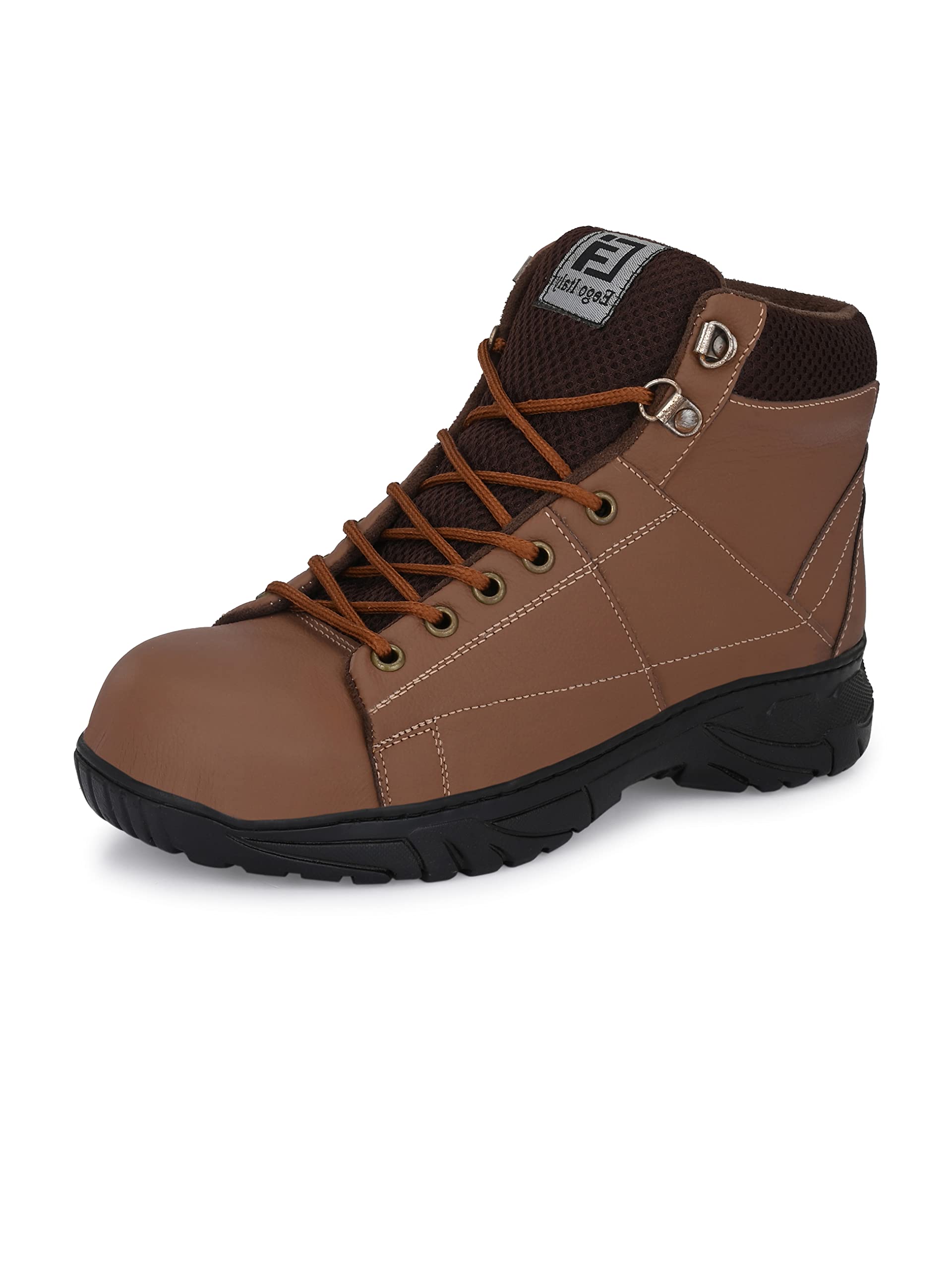 Eego Italy Mens Heavy Duty Genuine Leather Steel Toe Safety Boots - WW_45_Brown_10 (B0D35FDJWT) Amazon Price History, Amazon Price Tracker
