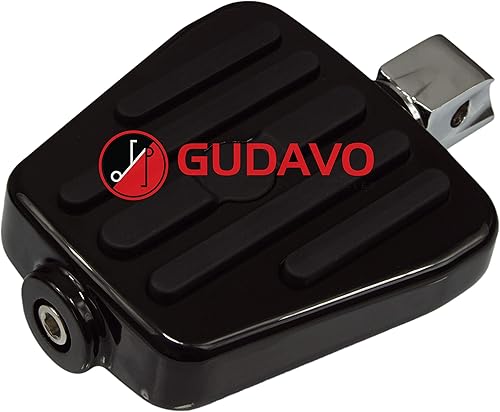 Miniatura 7 de Piernas delanteras o traseras de aluminio para motocicleta, pedal negro con soportes para Victory All Hammer (delantero (para piloto), estilo 2