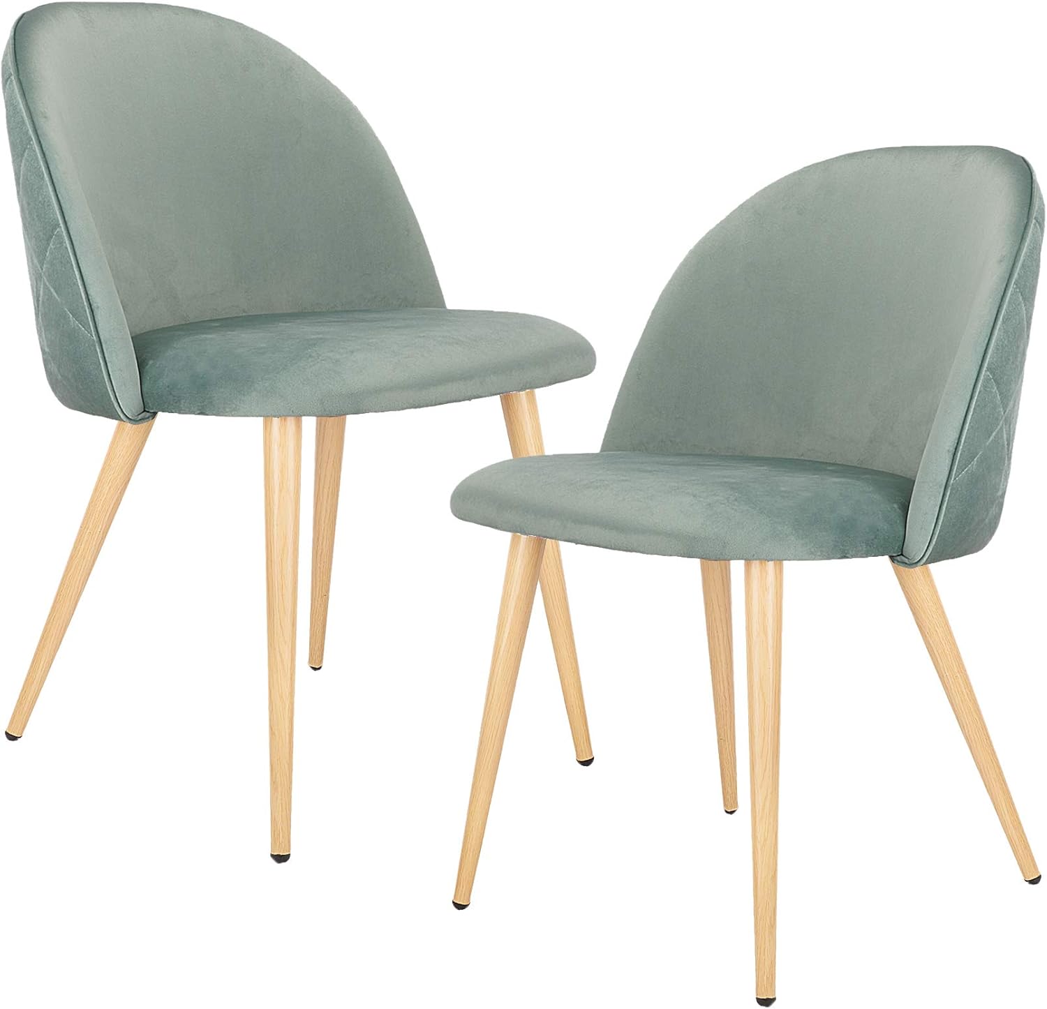 Buy Dining Chairs Set Of 2 Mid Century Modern Upholstered Kitchen Chairs Makeup Chairs With Soft Velvet Seat And Wooden Style Metal Legs Accent Side Chair For Living Dinning Kitchen Bedroom Green Buy Dining Chairs Set Of 2 Mid Century Modern Upholstered Kitchen Chairs Makeup Chairs With Soft Velvet Seat And Wooden Style Metal Legs Accent Side Chair For Living Dinning Kitchen Bedroom Green