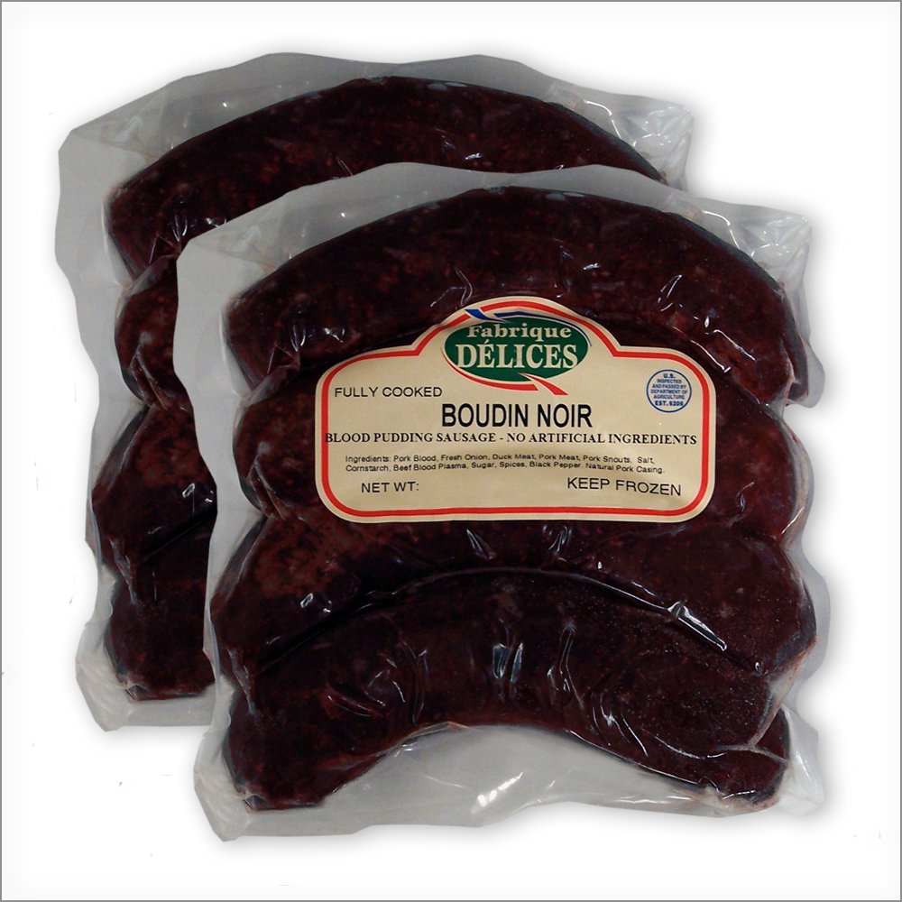 French Blood Sausage 4 Links (Pack of 2) Grocery