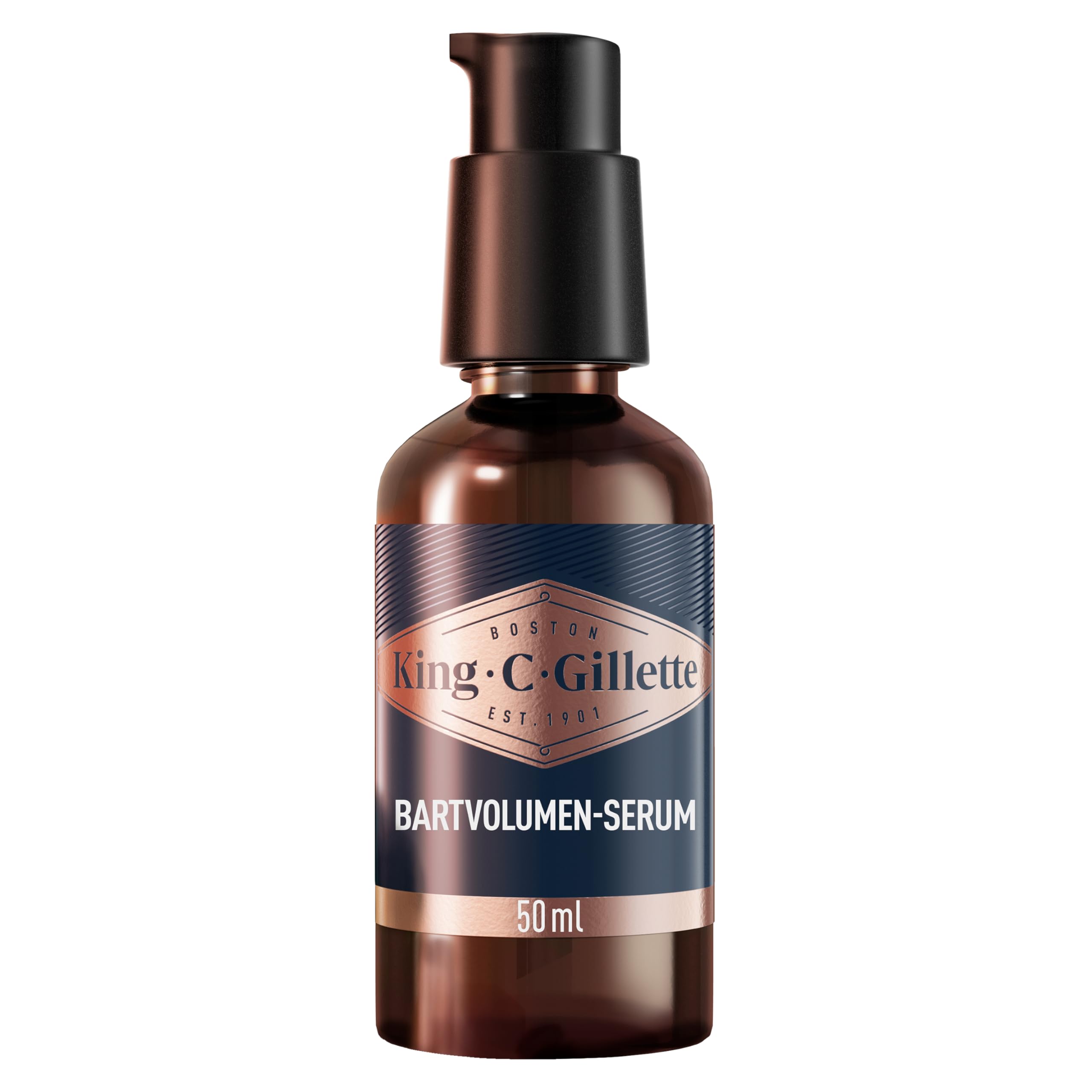King C. Gillette Serum do brody dla mężczyzn, pełniejsza i gęstsza broda w ciągu 14 dni, z charakterystycznym zapachem King C. Gillette, 50 ml