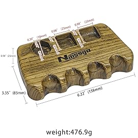 Naissgo Cue Rest Cue Stick Holder Pool Cue Holder(Wood, Vintage Color4 Holes)