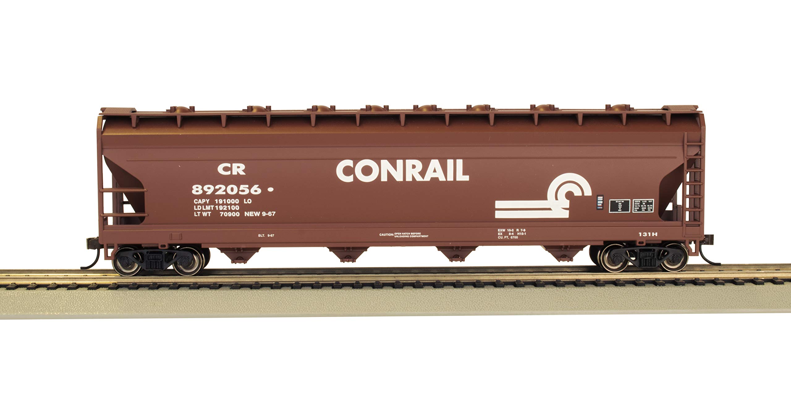 Bachmann Trains - 56' ACF Center Flow Hopper - Conrail - HO Scale