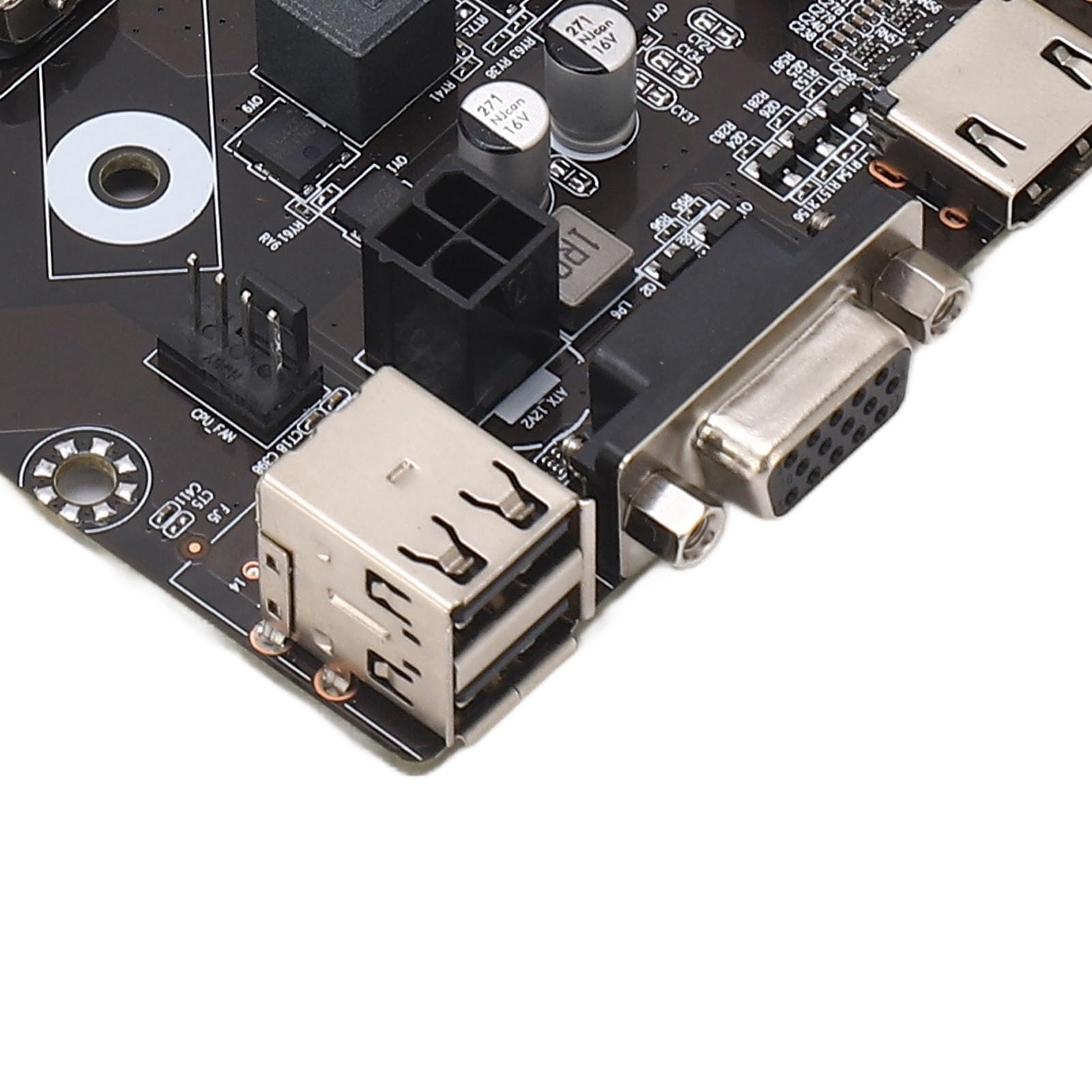 Placa Base para Juegos, Placa Base para Computadora LGA 1150 Micro ATX, Doble Canal DDR3 M.2 NVMe NGFF SATA 6Gb/s Ranura PCIe Compatible con Core I3 I5 I7