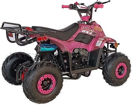 Miniatura 3 de Quad todoterreno automático de 110cc, con motor de 4 tiempos y llantas de 16" para niños, Fibra de carbono