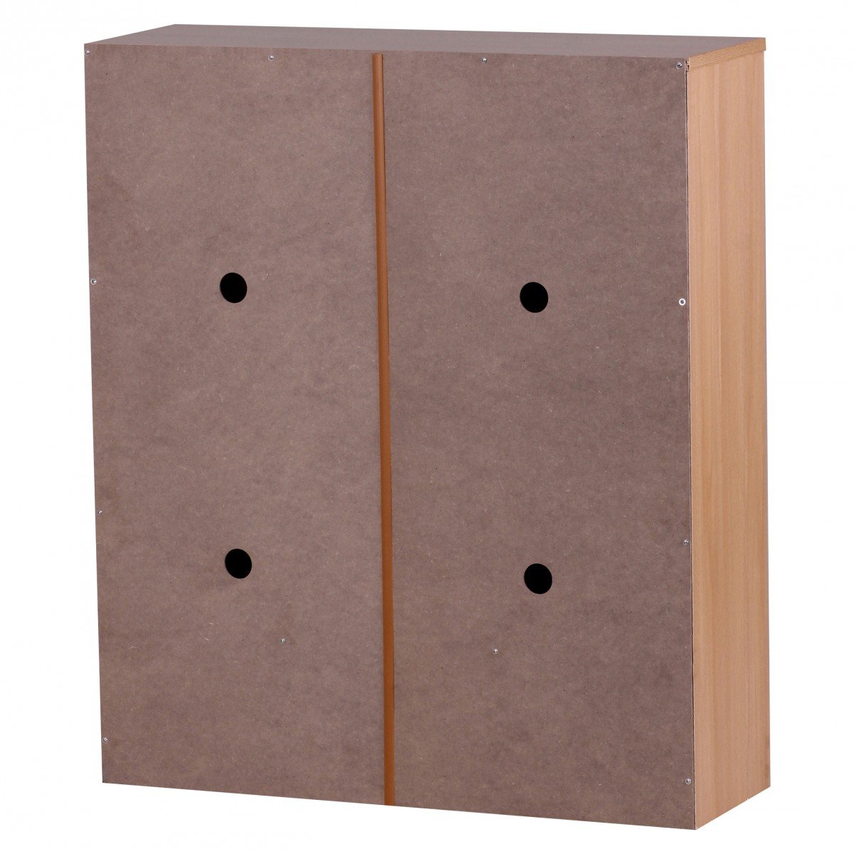 Wohnling Schuhkipper Kiel Buche matt 2 Fächer 75 x 87 x 24 cm, Design Holz-Schuhschrank zum klappen, Schuhkommode modern mit Ablage