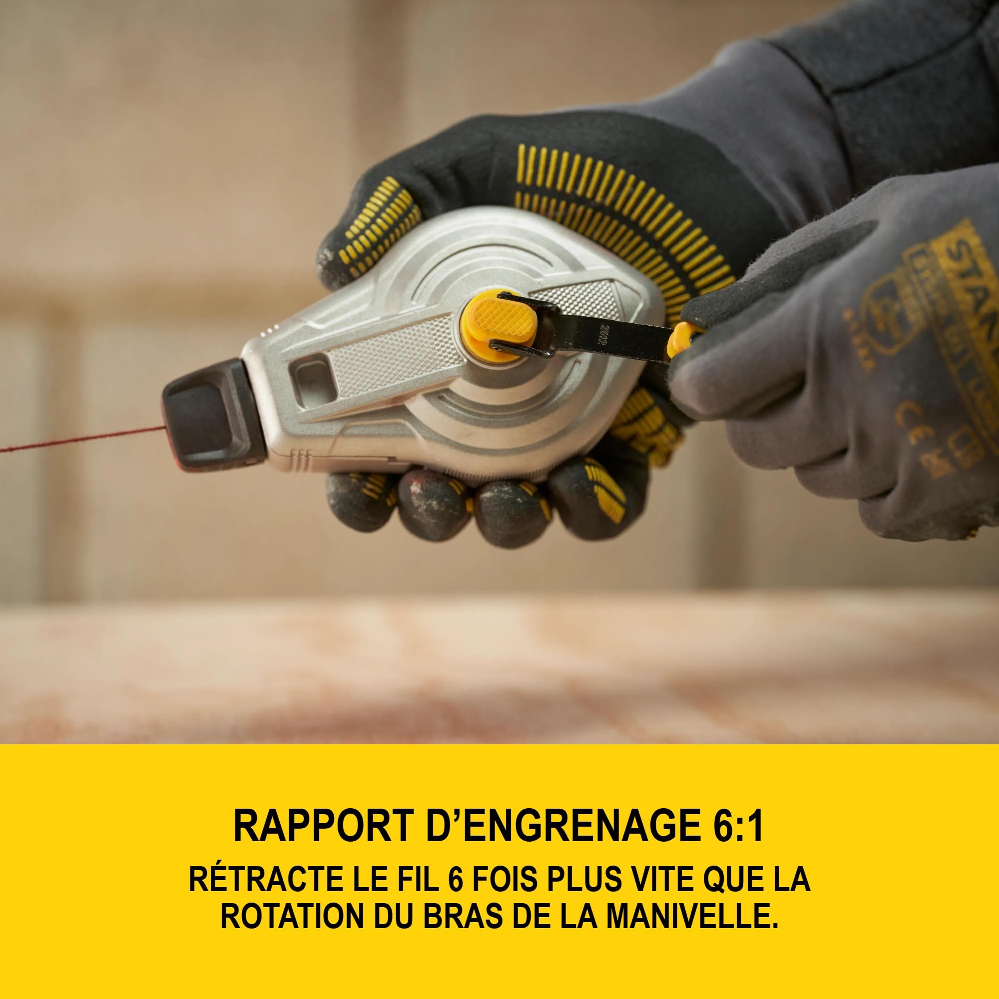 STANLEY FATMAX Cordeau Traceur 30m en Aluminium, STHT47611-0