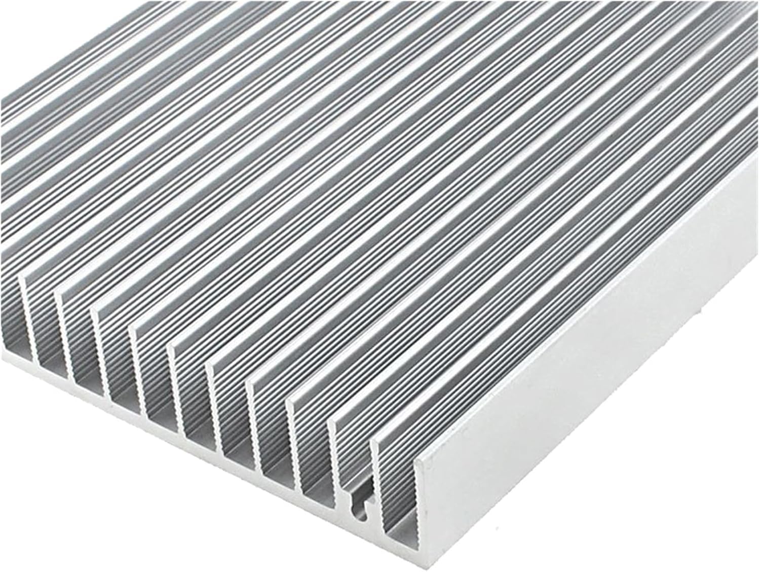 1pc Silver 100x100x18mm Extruded Aluminum Heatsink for 20-50W LED IC Chipset Heat Dissipation