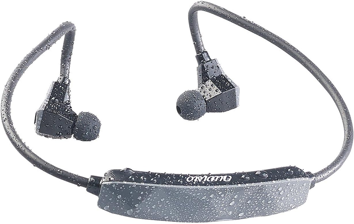 auvisio Waterproof Sports Headset SD-408.w, Bluetooth4.0, aptX, IPX8