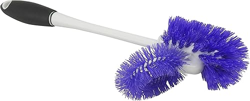 Miniatura 2 de Inicio Productos Cepillo de inodoro con limpiador de llantas y juego de soporte - Sistema de limpieza de inodoro con varita de fregar, cepillo de