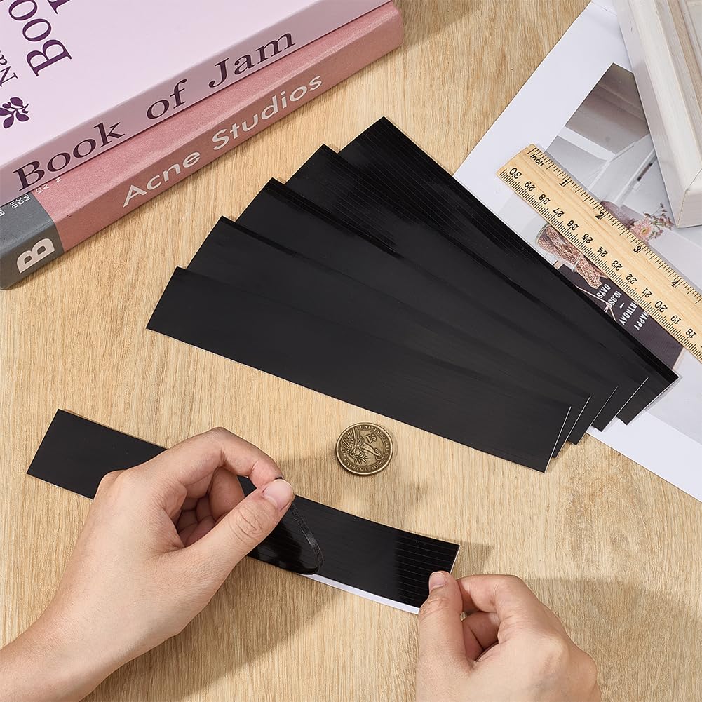 OLYCRAFT Líneas de plomo de silicona para vidrieras, 48 m, para vidrieras, 3 mm de ancho, negro, para vasos de galería, líneas de plomo, pegatinas para pintar superficies de ventanas, manualidades