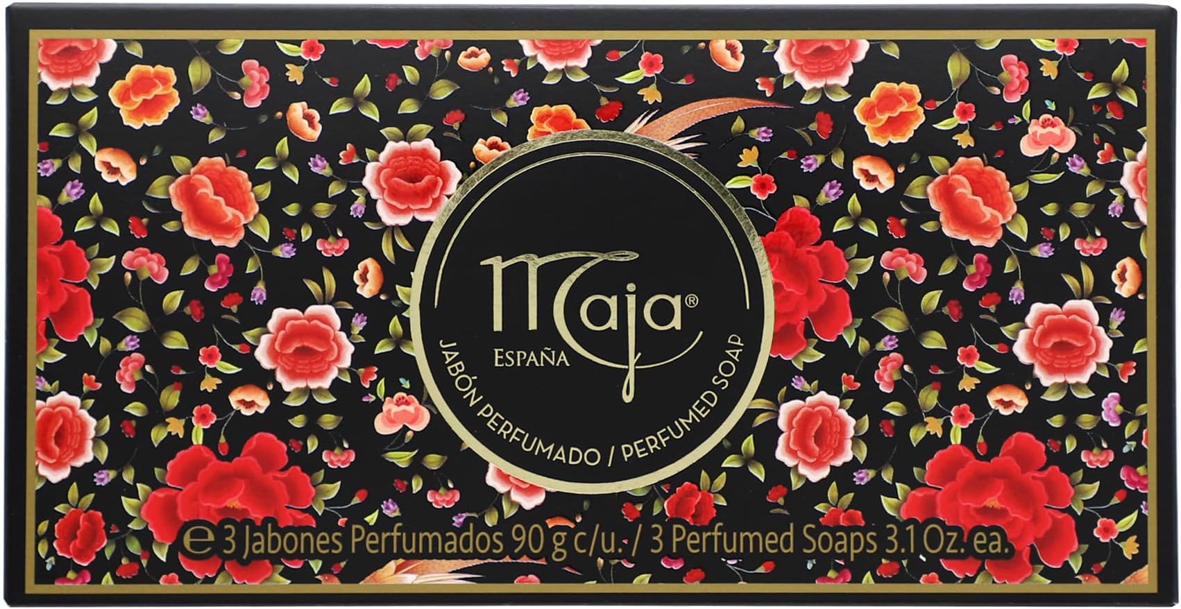 Soap, Perfumed Bar Soap, Body Wash Bar, Clean and Moisturize your Skin, Beautifully Scented, 1 set of 3 Soaps, 3.1 Oz Each Soap, 1 Box