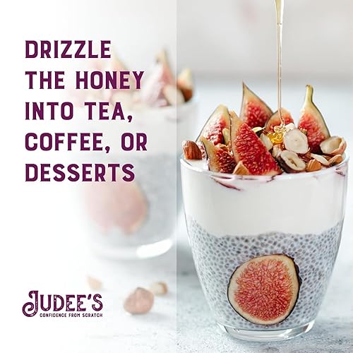 Miniatura 4 de Judee's Gluten Free Palitos de miel de azahar  Snack sin gluten y mini pajitas de miel  Edulcorante de café y té y condimentos de té  Llovizna de