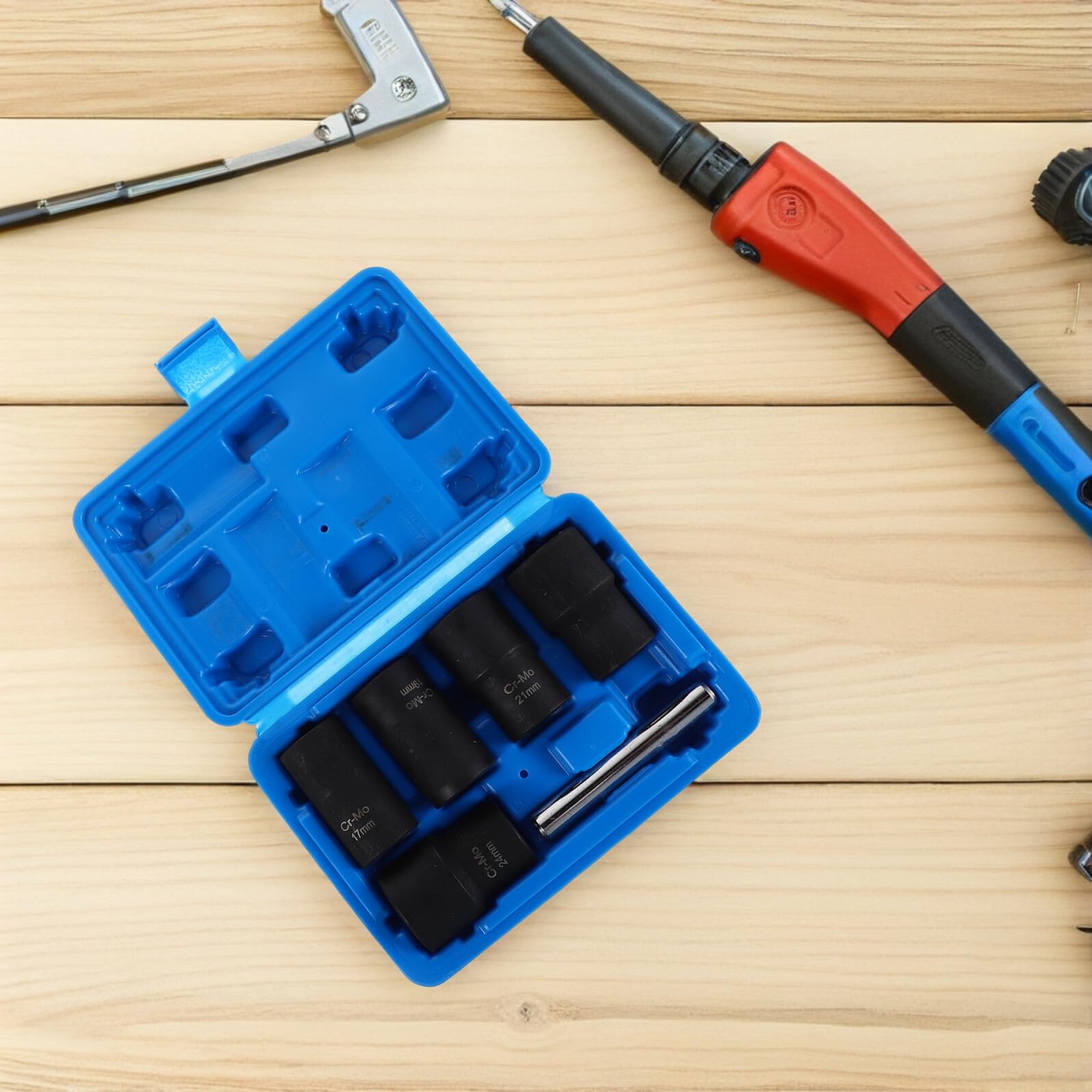Angoily Extracteur De Boulons à Percussion Kit Outils De Réparation Pour Boulons Et Goujons Endommagés Outil Extraction Pour Ateliers De Pneus Et Garages Automobile
