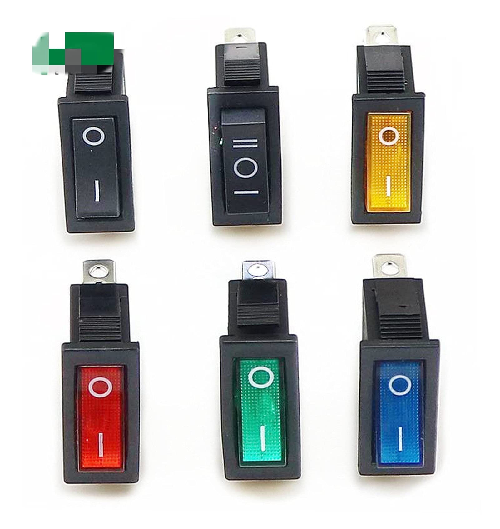 Amazon.co.jp: 工業用スイッチ KCD3ロッカースイッチON-OFF 2