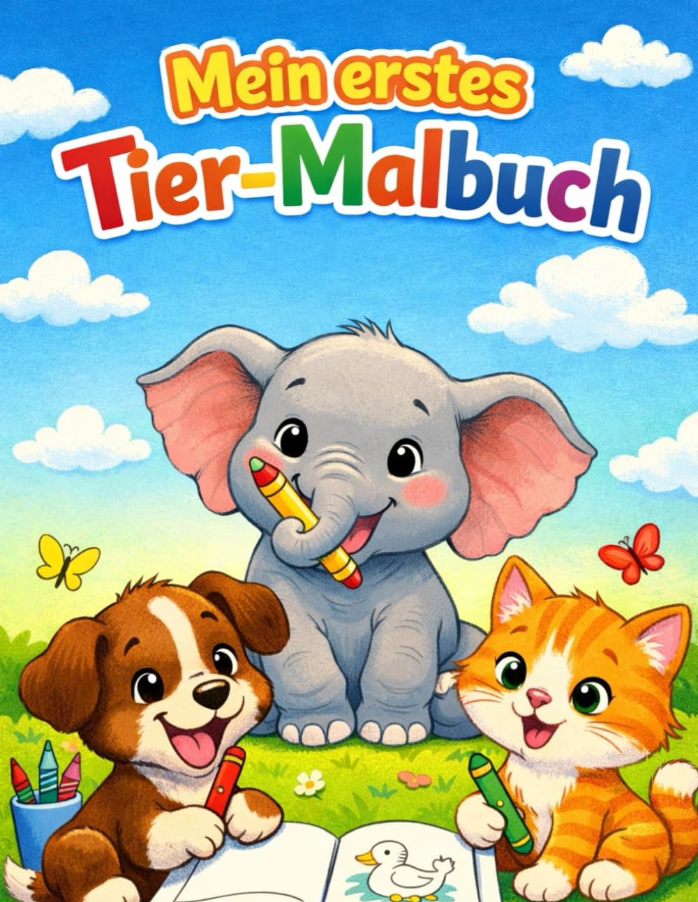 Mein erstes Tier-Malbuch