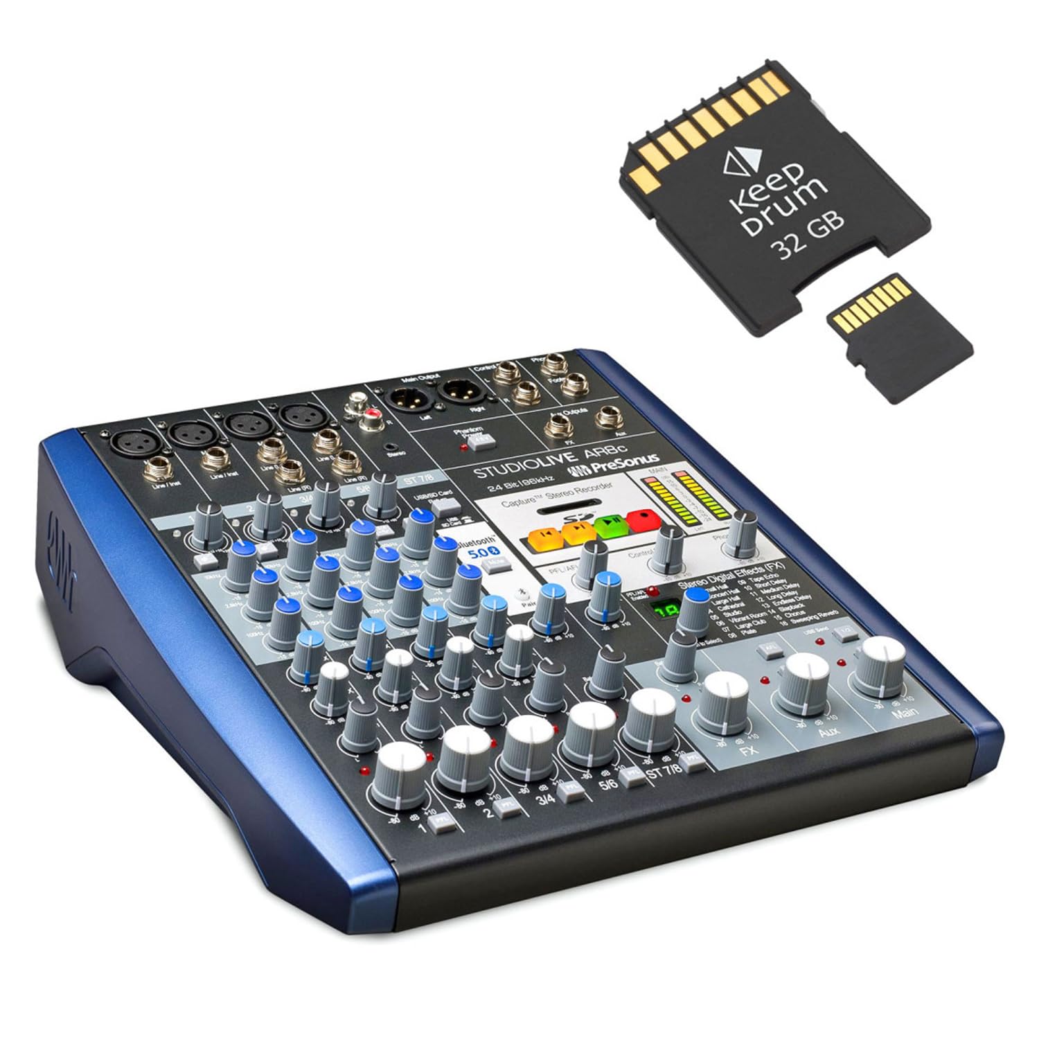 Presonus StudioLive AR8c 8-kanałowy mikser + karta pamięci 32 GB