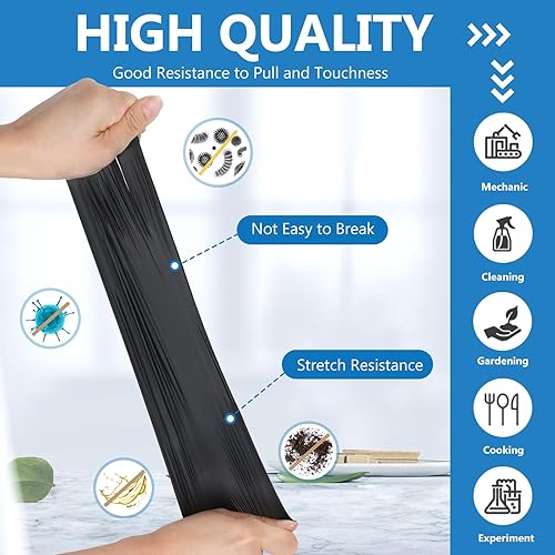 Miniatura 10 de squish Guantes desechables, guantes de vinilo transparente, sin látex, sin polvo, guantes de limpieza, guantes de salud para cocina, manipulación de