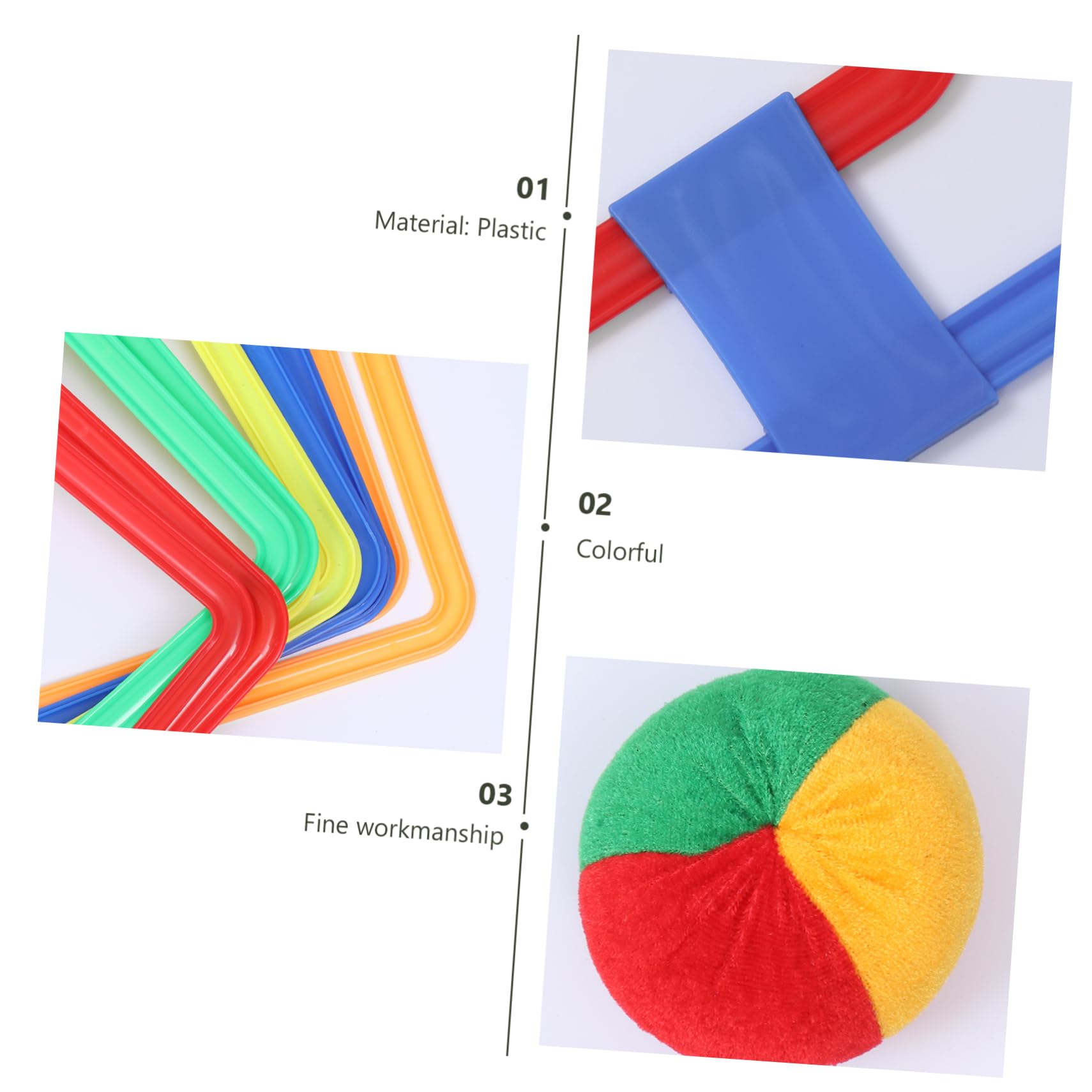 POPETPOP 1 Set Outdoor Lawn Hoops for Garden Fun Ring for Plastic