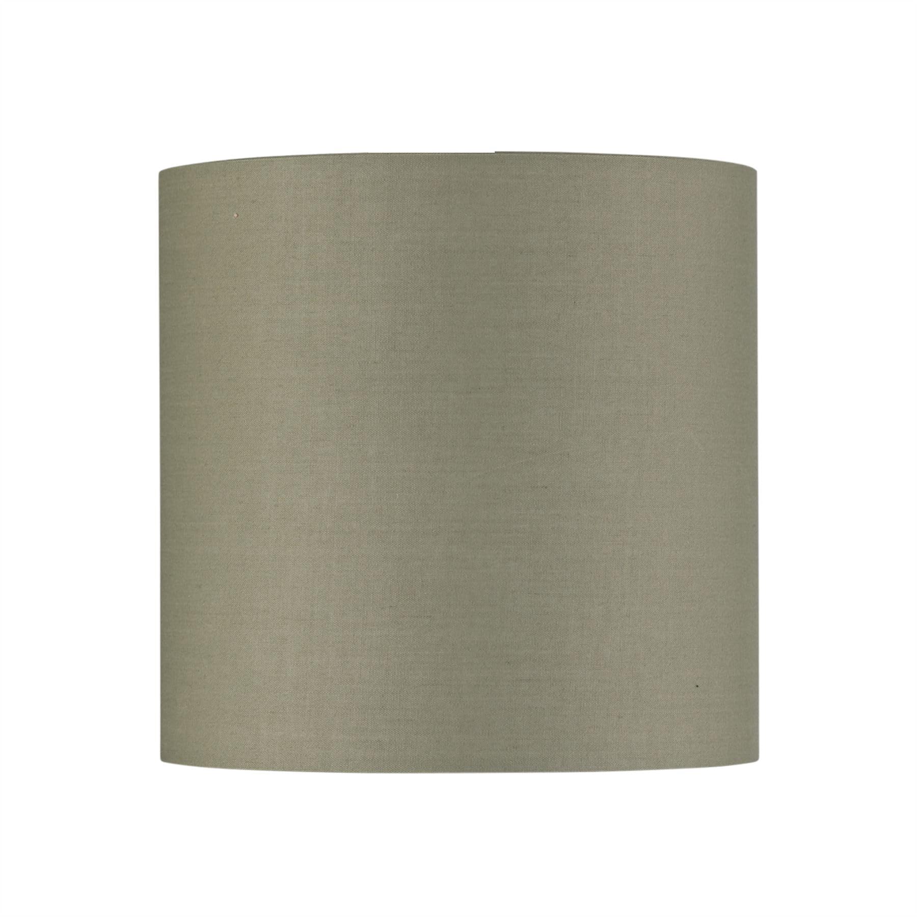 Firstchoicelighting Green Sage Cotton Fabric Table Lamp Shade, Lampshade For Table Lamp Or Bedside Light, Diameter 17Cm