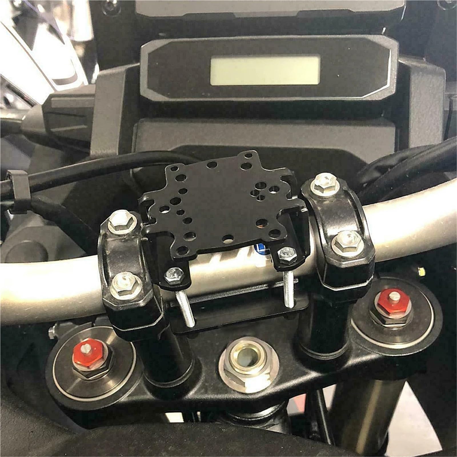 MKBHD Nowy wspornik nawigacyjny motocykla przedni stojak uchwyt na telefon komórkowy dla H0NDA X-ADV 750 X-ADV750 2021 2022 XADV 750 XADV750 części(BLACK)
