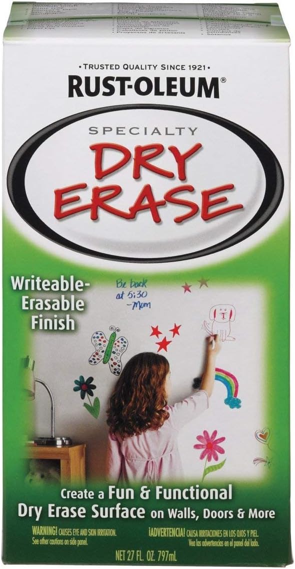 RustOleum 2Pack of 16 oz 241140 White Specialty Dry Erase Paint Art