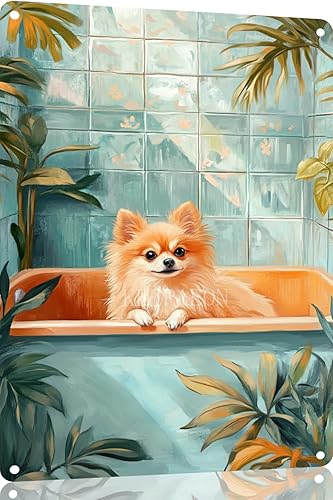 Miniatura 9 de Divertidos carteles de metal para decoración de baño y bañera, póster de metal retro para decoración de baño, bar, hogar, baño, decoración de pared,