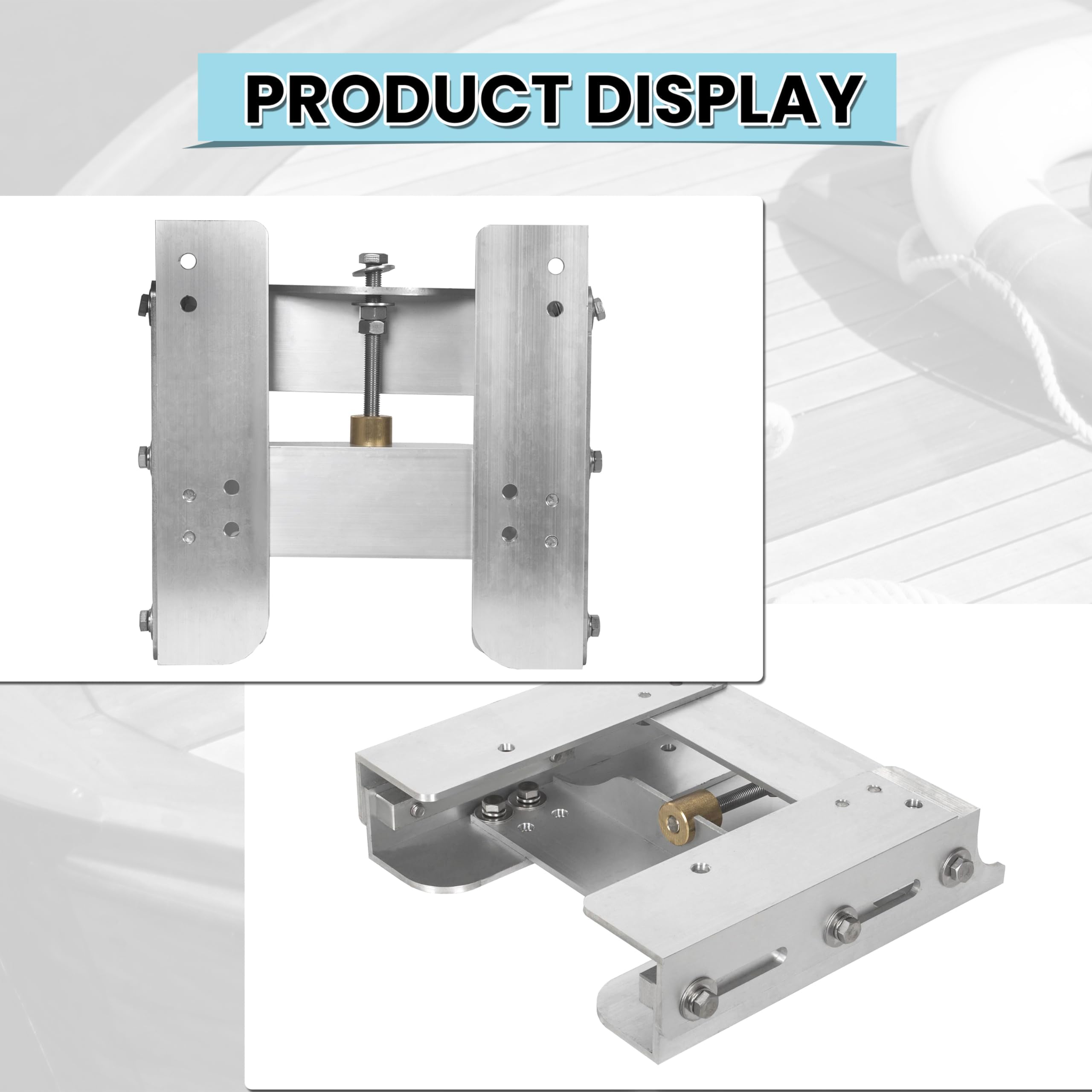 Amazon | KUAFU 4インチセット バックジャックプレート 手動